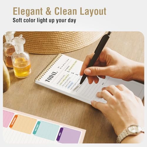 Forvencer To Do List Notepad with 52 Sheets (6.5 x9.8),To Do List Notebook