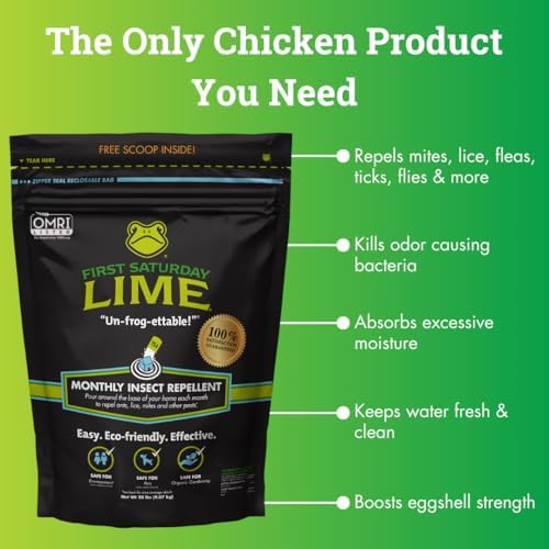 First Saturday Lime Insect Deterrent - 40lb Bag |Multi-Purpose for Outdoors