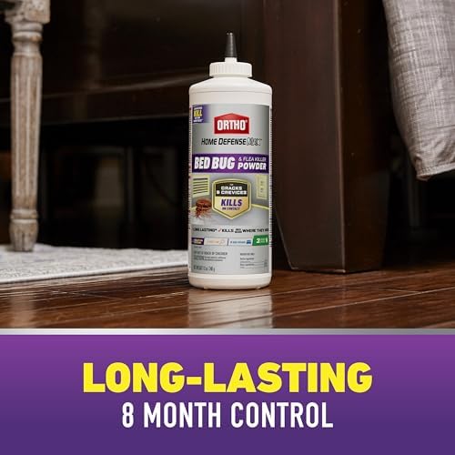 Ortho Home Defense Max Bed Bug & Flea Killer Powder, 12 oz.