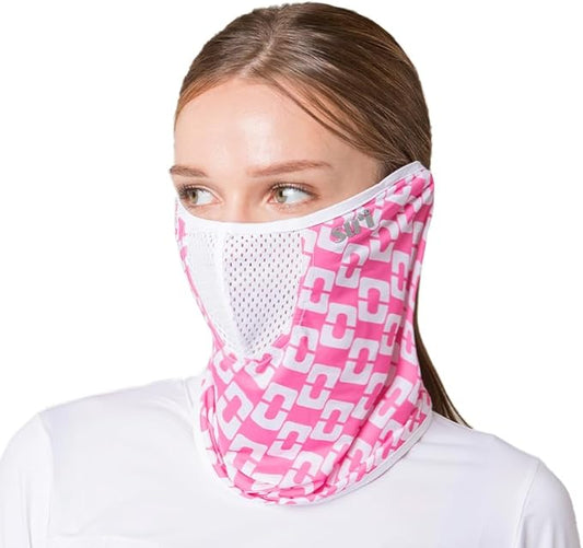 KOREA (Type A) UV Sun Protection Balaclava Half Face Mask - For Golf, Hiking, Running, Cycling & Outdoor Sports