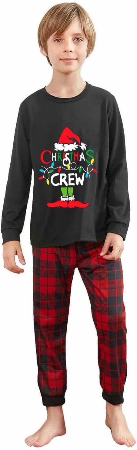 Christmas Family Pajamas Matching Sets, Matching Christmas Pjs For Family and Dog, Holidays Jammies Family Pjs Set