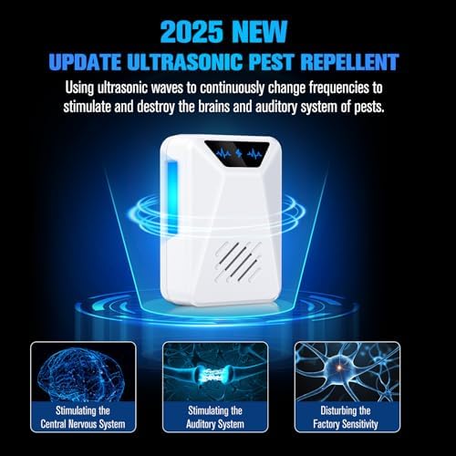 Lickoon 6 Packs Ultrasonic Pest Control Repeller, Electronic Plug in Indoor
