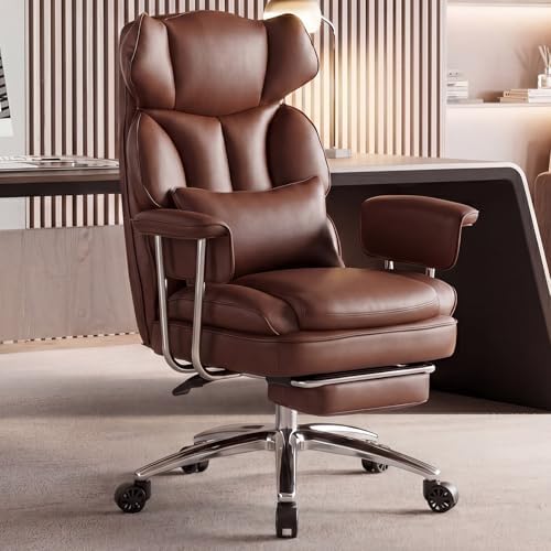 DUMOS Ergonomic Home Office Desk Chair, Executive Chair, PU Leather