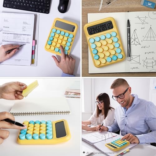 Mr. Pen- Mechanical Switch Calculator, 12 Digit Large LCD Display