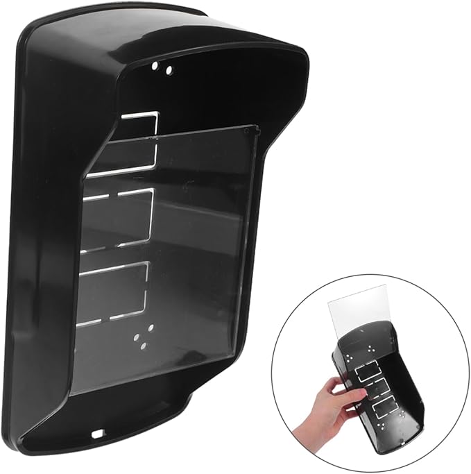Transparent Weatherproof Protector for Access Control Keypad Shield Plastic Casing for Outdoor Electronics Easy Installation Reliable Weather Defense