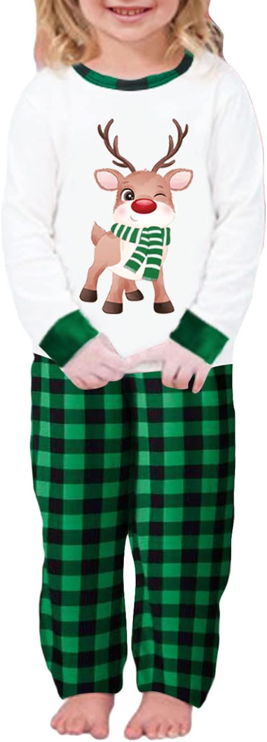 WephuPSho Christmas Family Matching Pajamas, Festive Xmas Jammies Sets for the Whole Family, Holiday Pjs Christmas