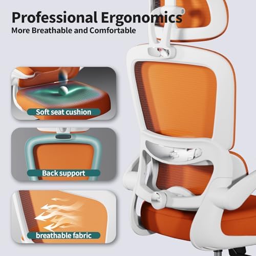 TRALT Office Chair Ergonomic Desk Chair - Gaming Chair with Lumbar Support