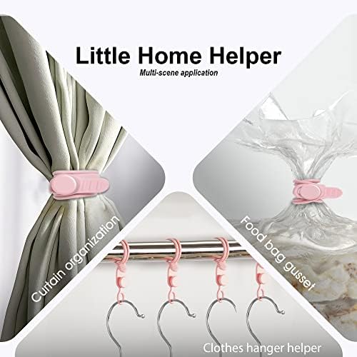 Silicone Cable Ties, Cord Organizer Cable Management,2Sizes-Pink