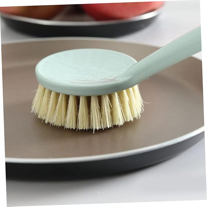 FRCOLOR 6pcs Kitchen Cleaning Tool Long Handle Dish Brush Reusable and Easy to Clean
