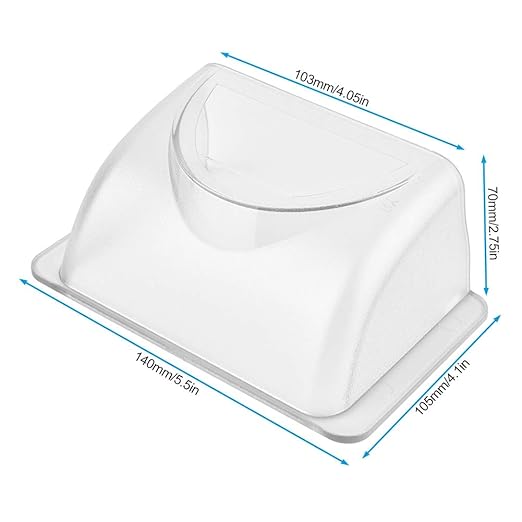 Cosiki Outdoor Electrical Outlet Cover, Plastic Sun Rain Cover Shell Doorbell Cover Outdoor Plug Cover Outdoor Outlet Covers Outlet Cover for Keypad Controller Rainproof Cover