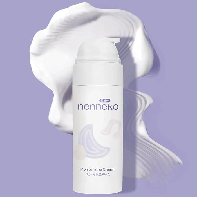 NENNEKO Baby Moisturizing Lotion – Daily Hydration for Dry & Sensitive Skin, Organic Baby Cream with Nourishing Formula, Fragrance-Free & Non-Comedogenic, Gentle & Safe for Newborns