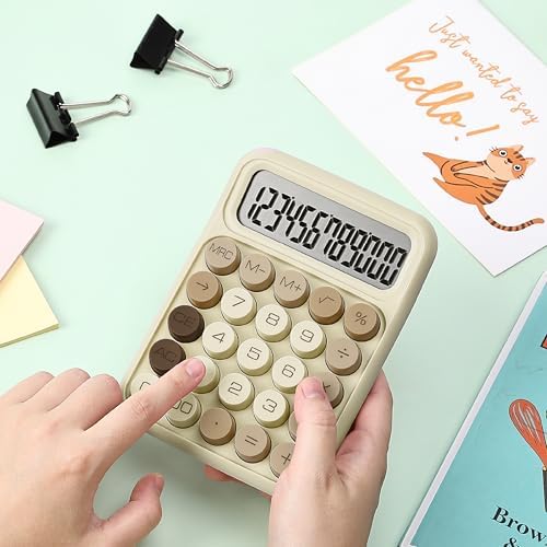 Mr. Pen- Mechanical Switch Calculator, 12 Digit Large LCD Display