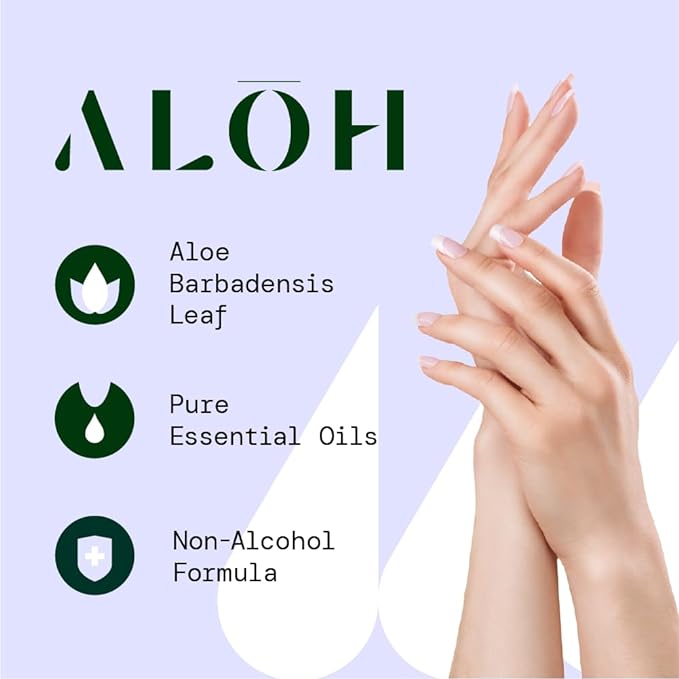 ALH Lavender Rosewood + Aloe Sanitizing Hand Wipes - Clean Hands, Clear Minds - On The Go Sanitizing Wipes for Kids and Adults - Travel Size 3 Pack, 20ct