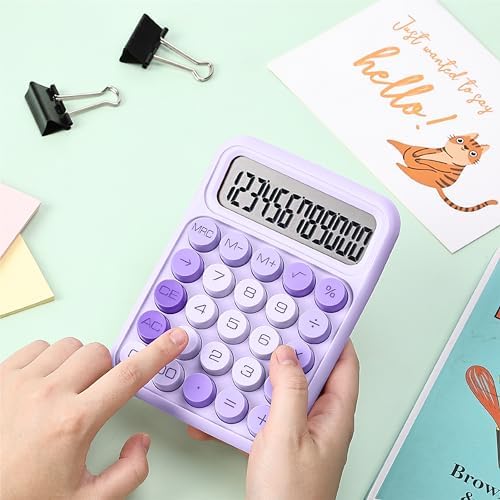 Mr. Pen- Mechanical Switch Calculator, 12 Digit Large LCD Display