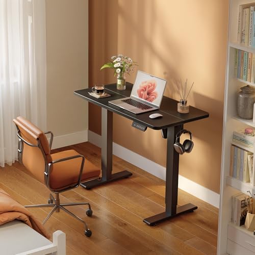 FEZIBO Standing Desk 32 × 19 Inch Electric Height Adjustable, Black