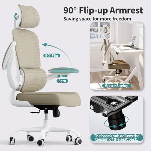 TRALT Office Chair Ergonomic Desk Chair - Gaming Chair with Lumbar Support