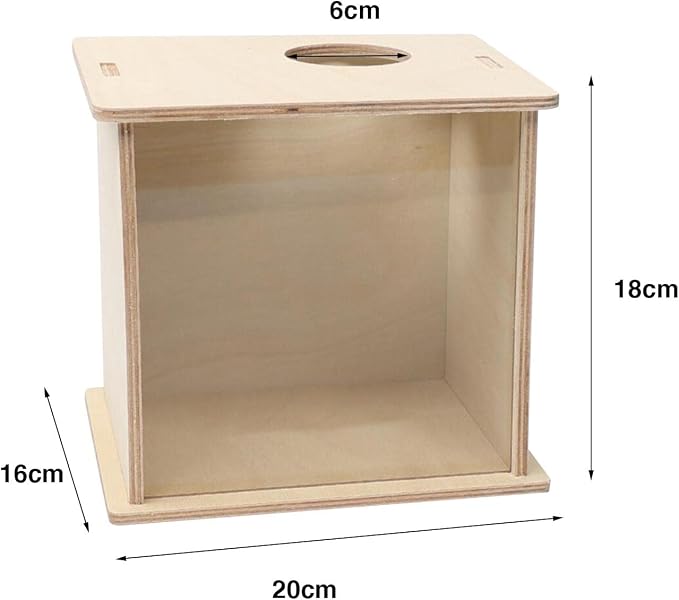 Hamster Sand Bath Box Shelter Wooden Digging Room for Lemmings Small
