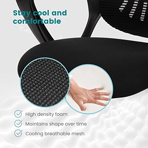 DUMOS Office Chair, Ergonomic Mesh Home Desk Chair, Lumbar Support