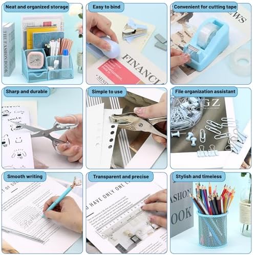 13-in-1 Office Desk Organizer Set for Back to School Supplies Accessories