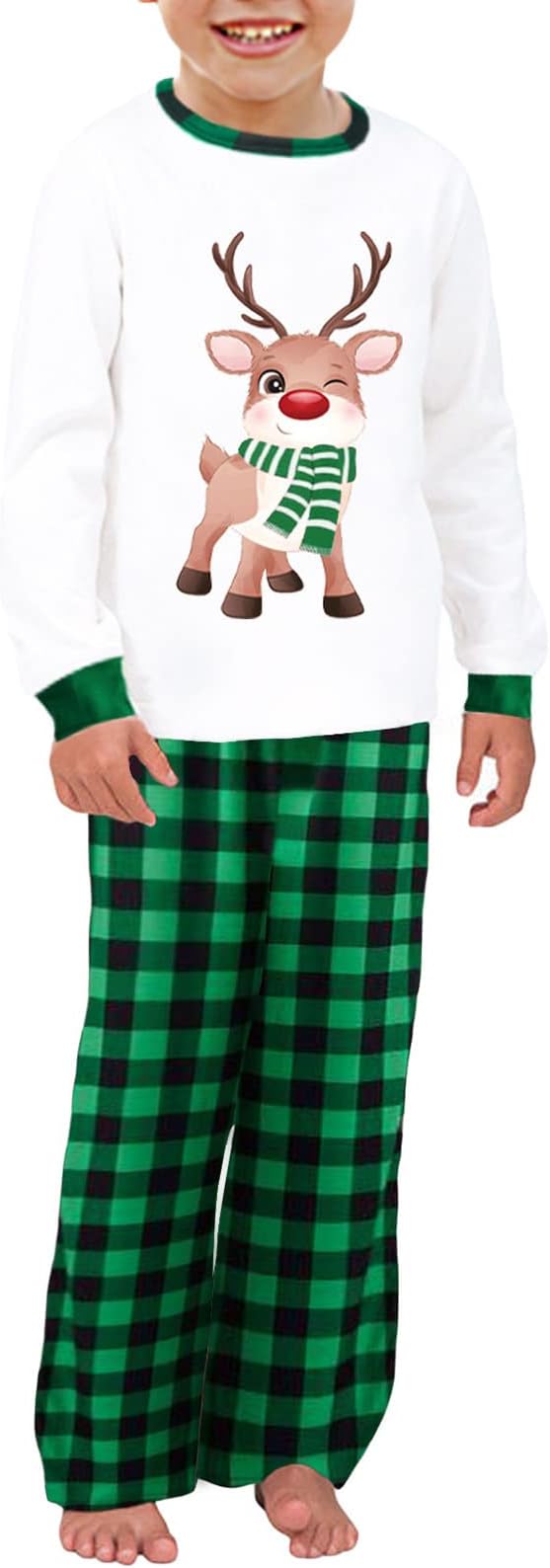 WephuPSho Christmas Family Matching Pajamas, Festive Xmas Jammies Sets for the Whole Family, Holiday Pjs Christmas