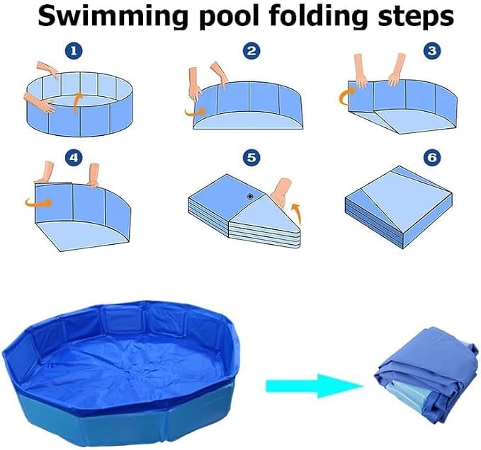 Foldable Bearded Dragon Bathtub with 2PC Reptile Bath Brush and 1PC Lizard Towel, Bearded Dragon Grooming Accessories Portable Swimming Pool for Small Animals Ferret Bunny Dogs (XS)