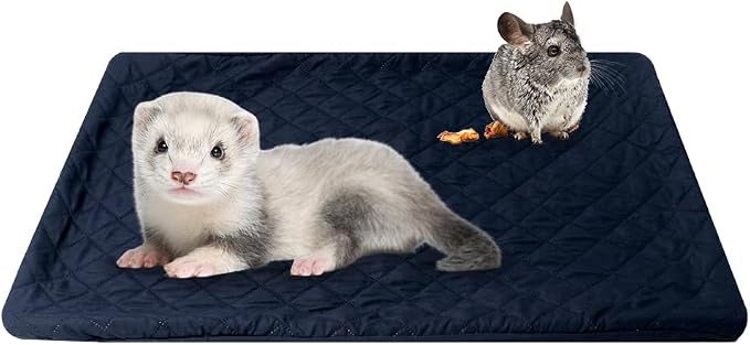 C-LIGHT Ferret Cage Liner, for Ferret Nation & Critter Nation Cage, 4-Layer Absorbent Pad with Ultrasonic Welding, Chinchilla Cage Accessories kit, Anti-Leak, Odor Control (Shelf Liner)