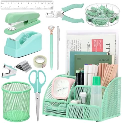 13-in-1 Office Desk Organizer Set for Back to School Supplies Accessories