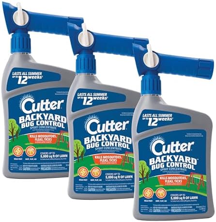 Cutter Backyard Bug Control Spray Concentrate 32 Oz, 3 Pack