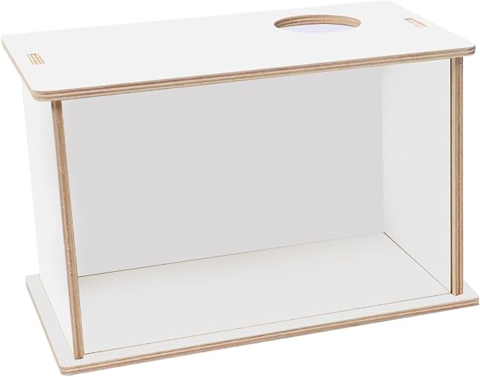 Hamster Digging Box Hamster Sand Bath Box Rest Visible Shelter Acrylic Shower Room Sand Bath Container for Rat Chinchillas Gerbils, 25cmx15cmx15cm