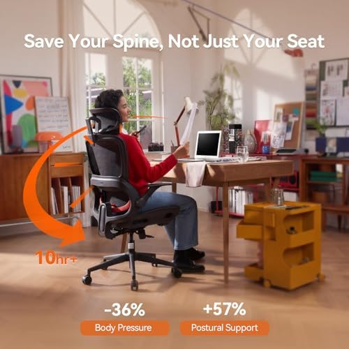SIHOO B100 Mesh Office Chair, Comfy Ergonomic Office Chair