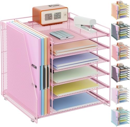 gianotter 6-Tier Paper Organizer With Magazine Holder