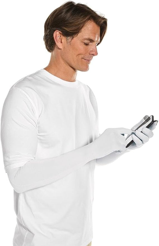 Coolibar Long Full Finger UV Sun Gloves - UPF 50+ Sun Protection - Culebra