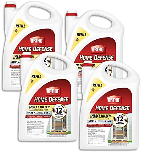Ortho Home Defense Insect Killer for Indoor & Perimeter Refill 2, 1.33 gal., 4-pack