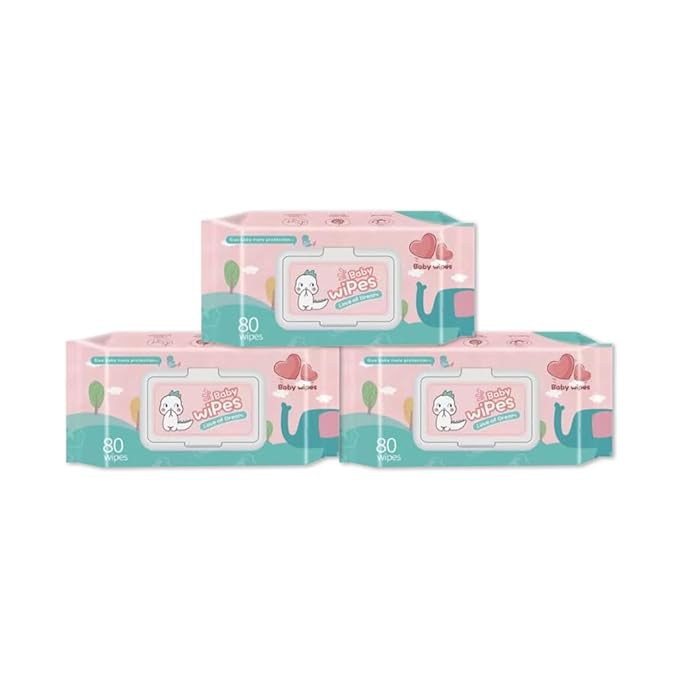 Love Of Dream Baby Wipes – Unscented, Hypoallergenic, Alcohol-Free, 80 Count Per Pack (1 Pack) – Gentle Wipes with Plant-Based Cleanser & Skin-Safe Preservatives for Sensitive Skin
