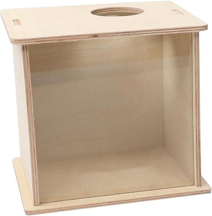 Hamster Sand Bath Box Shelter Wooden Digging Room for Lemmings Small