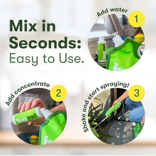 BugMD Pest Blaster Kit - Rechargeable Power Sprayer, Batteries Included