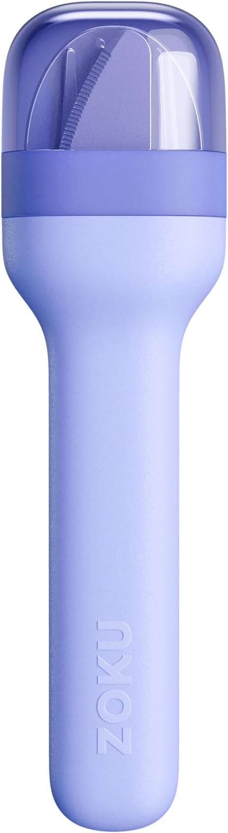ZOKU Pocket Utensil Set, Blue - Stainless Steel Fork, Knife, and Spoon Nest in Case - Portable Design for Travel, School, Work, Picnics, Camping and Outdoor Home Use