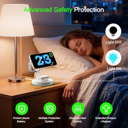 3 in 1 MagSafe Wireless Charger Stand for iPhone Apple Watch AirPods