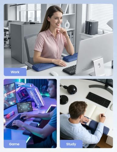 Vaydeer 2Pcs Elbow Rest Pad for Desk, L-Shaped Armrest Ergonomic Support