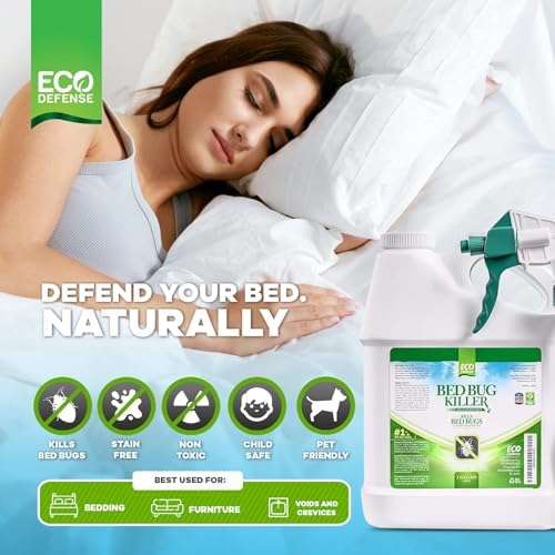Bed Bug Killer Spray for Mattress, Furniture, and Home Use - 1 Gallon