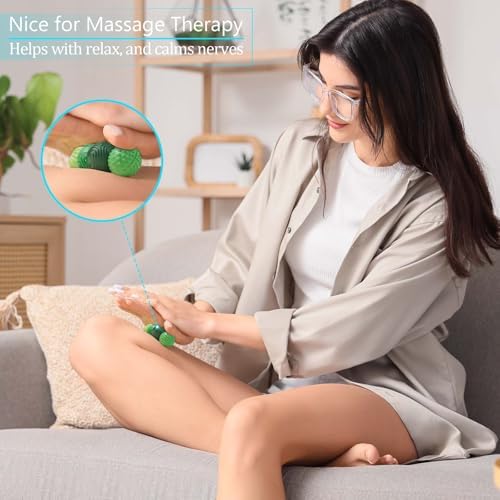 luckdoor Silicone Magnetic Balls Fidget Toys for Adults & Teens,8PCS Stress Relief Sensory Toys for Autism ADHD Anxiety,Fun Textures Gadgets,Office Desk Toy,Stocking Stuffers for Women Men Teen Gifts