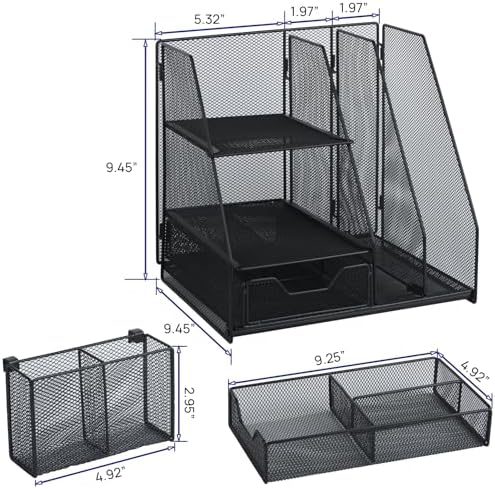 Topwey Desk Organizers and Acceessories for Office School Study