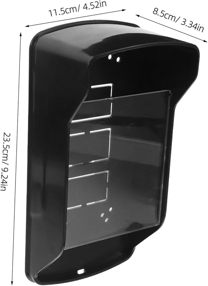 Transparent Weatherproof Protector for Access Control Keypad Shield Plastic Casing for Outdoor Electronics Easy Installation Reliable Weather Defense