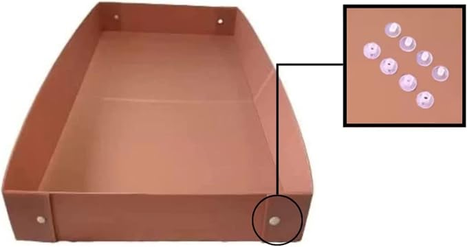 Midlee Guinea Pig Plastic Cage Liner - Pink (41" x 41")