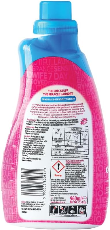 Stardrops - The Pink Stuff - The Miracle Laundry Sensitive Non Bio Liquid