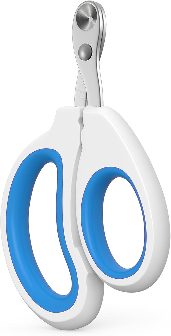 Aogeili Cat Nail Clippers - Stainless Steel, Non-Slip, Safe for Small Pets | Practical Pet Nail Clipper For Small Animals. Ergonomic Non-Slip Handle For Safe, Easy Trimming At Home For Kittens & Puppies