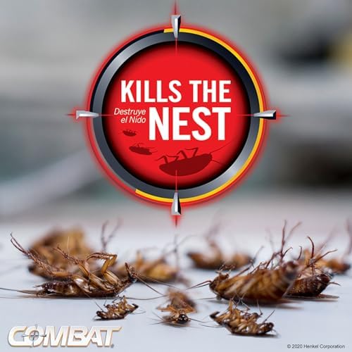 Combat Max Roach Killing Bait, Large Roaches, Kills the Nest, 8 Count