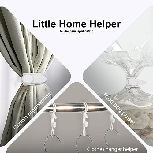 Silicone Cable Ties, Cord Organizer Cable Management(16Pcs-White)