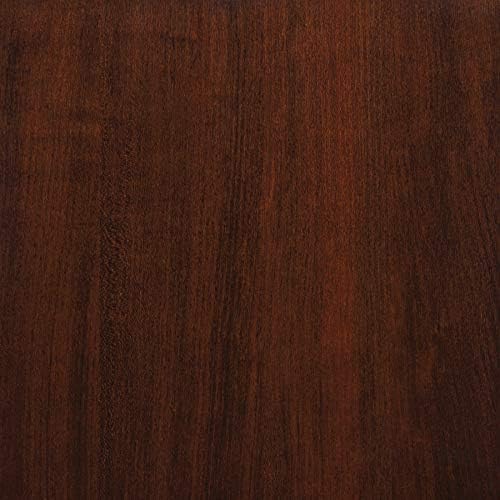 Sauder Palladia Office Desk with Drawers, Executive Desk with File Cabinet Storage, Cable Management, Keyboard Tray, in Select Cherry Finish