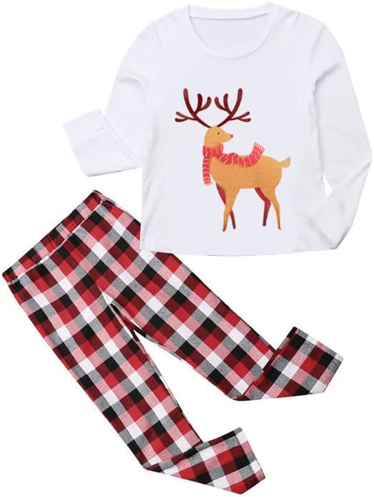 WephuPSho Christmas Family Matching Pajamas, Festive Xmas Jammies Sets for the Whole Family, Holiday Pjs Christmas